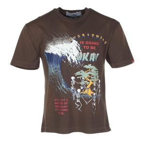 Jungles Jungles OK Short Sleeve Tee Brown LG